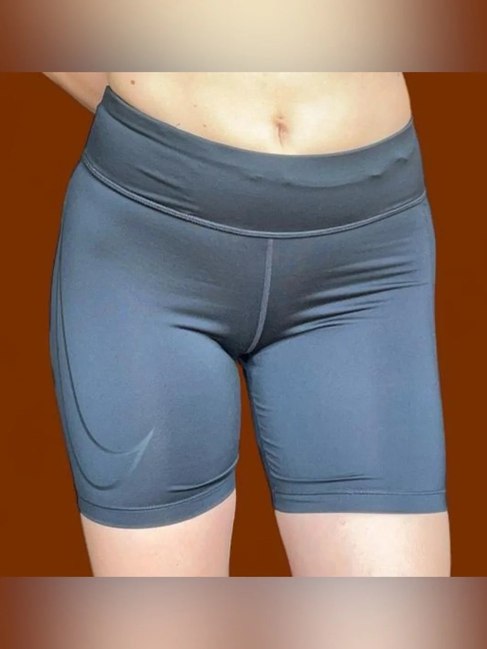 Nike Slate Black High-Rise Bike Shorts